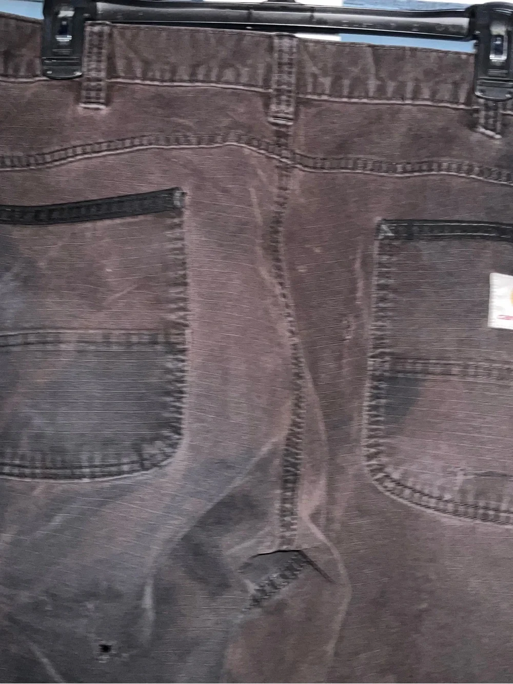 Carhartt 105461 Rugged Flex Ripstop Cargo Work Pants 36x30 Shadow Distresse